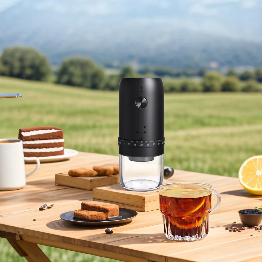 Wireless Coffee Grinder, 40 Adjustable Grinding Settings, Portable Electric Grinder, Suitable for Espresso, French Press